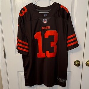 Men’s Nike Odell Beckham Jr Cleveland Browns NFL Football Jersey Sz XXL